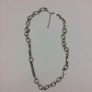 Silver tone Chain necklace